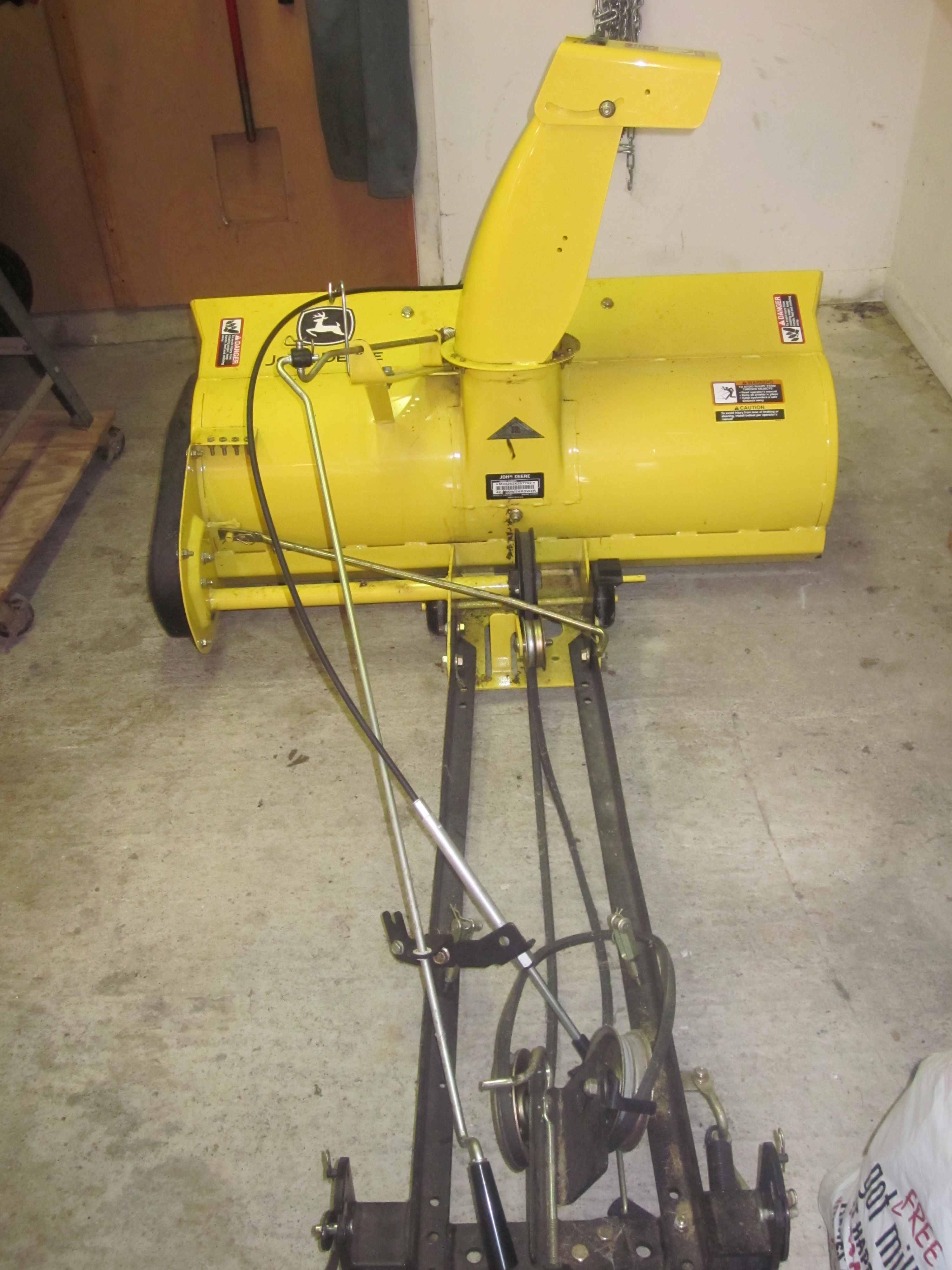 42 inch Snowthrower on GT235 My Tractor Forum